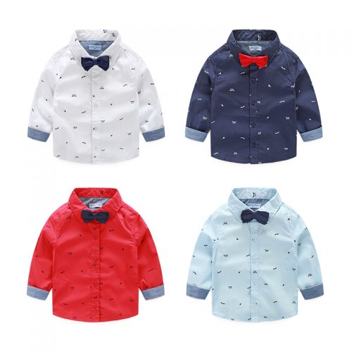 Chemise garçon à manche longue - Ref 2082197