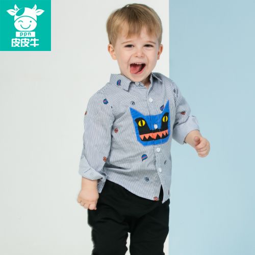 Chemise garçon à manche longue - Ref 2082261