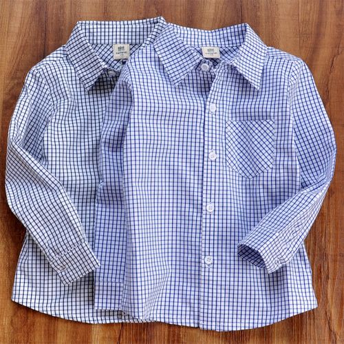 Chemise garçon à manche longue - Ref 2082277