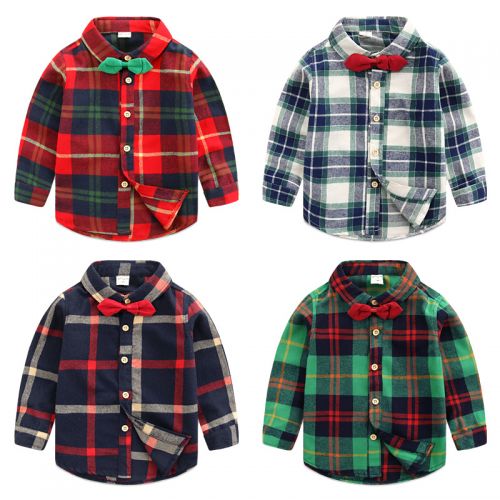 Chemise garçon YYYG à manche longue - Ref 2082343