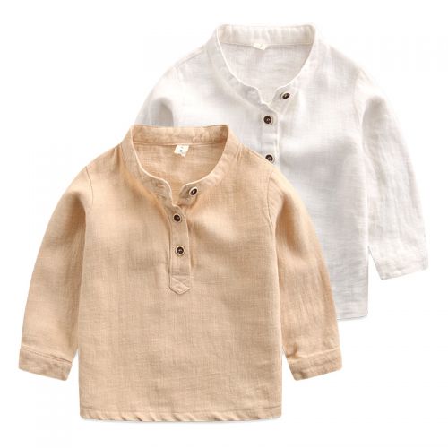 Chemise garçon à manche longue - Ref 2082348