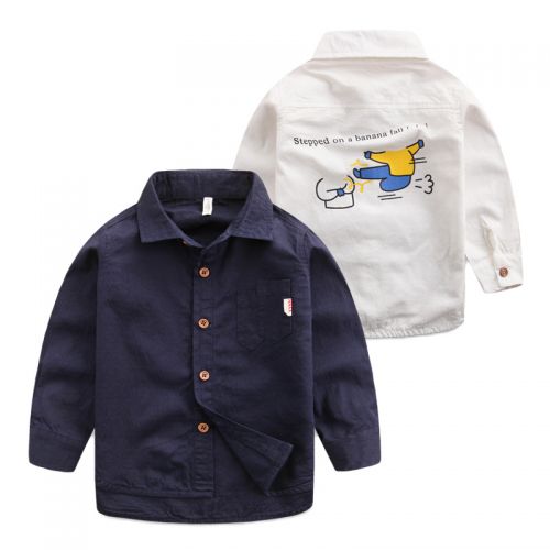 Chemise garçon à manche longue - Ref 2082352