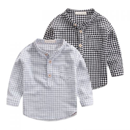 Chemise garçon à manche longue - Ref 2082354