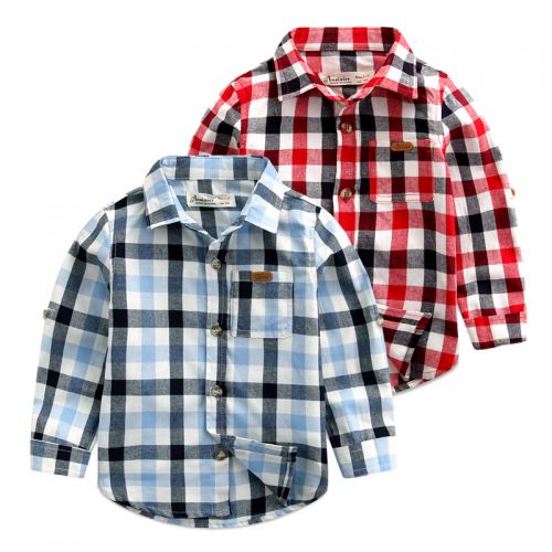 Chemise garçon à manche longue - Ref 2082355
