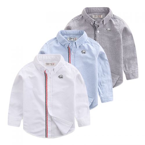 Chemise garçon YYYG à manche longue - Ref 2082362