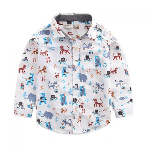 Chemise garçon YYYG à manche longue - Ref 2082366