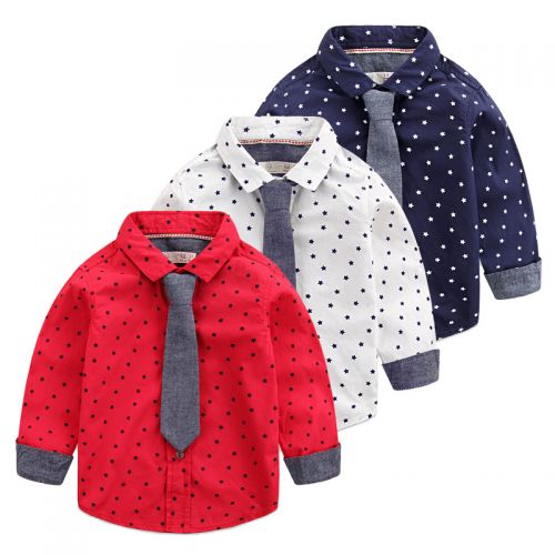 Chemise garçon YYYG à manche longue - Ref 2082376