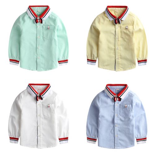 Chemise garçon à manche longue - Ref 2082410