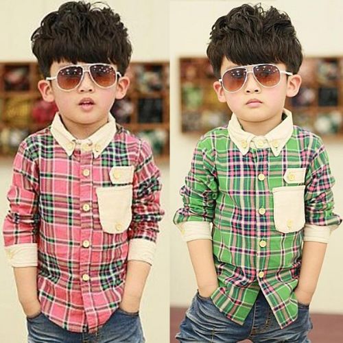 Chemise garçon KIDS BUSY à manche longue - Ref 2082424