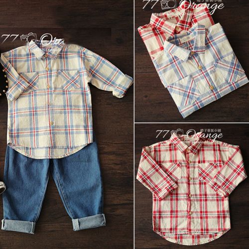 Chemise garçon à manche longue - Ref 2082431
