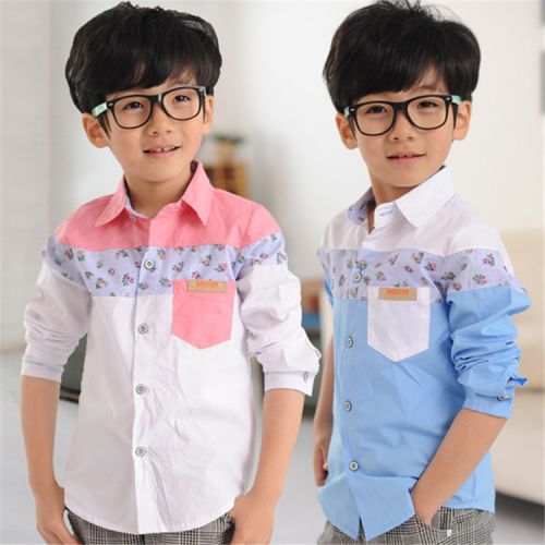 Chemise garçon à manche longue - Ref 2082435