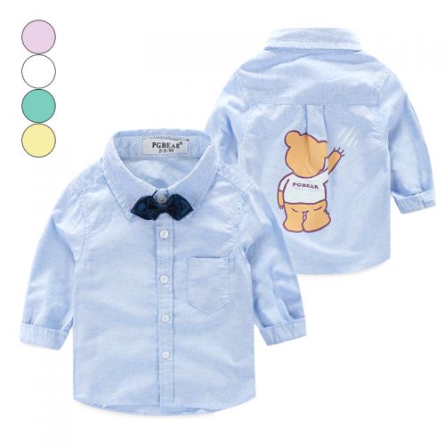 Chemise garçon à manche longue - Ref 2082459