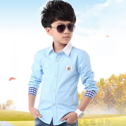 Chemise garçon à manche longue - Ref 2082469