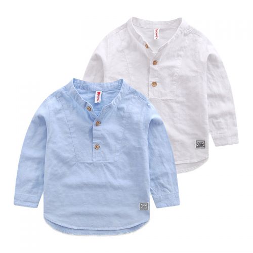Chemise garçon à manche longue - Ref 2082477