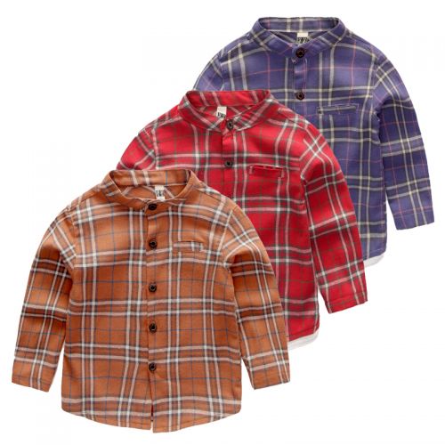 Chemise garçon à manche longue - Ref 2082547