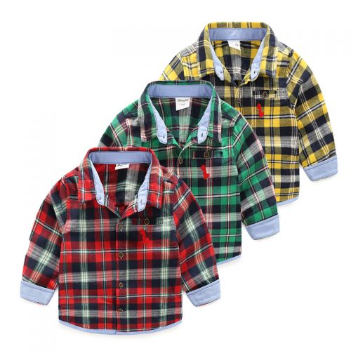 Chemise garçon à manche longue - Ref 2082562