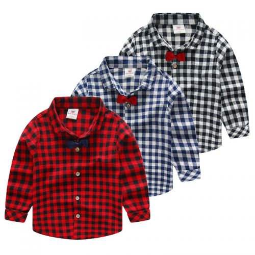 Chemise garçon à manche longue - Ref 2082567