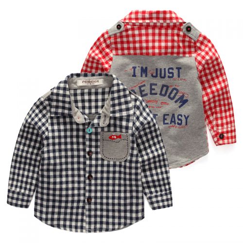 Chemise garçon à manche longue - Ref 2082572