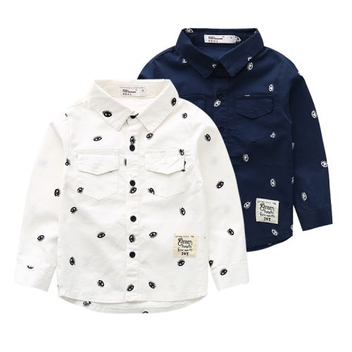 Chemise garçon à manche longue - Ref 2082575