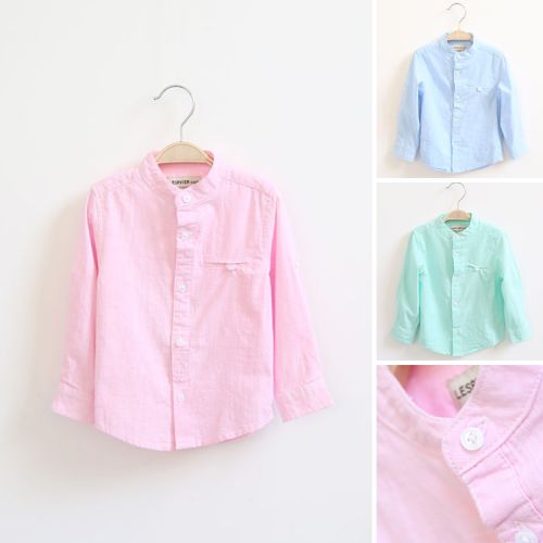 Chemise garçon à manche longue - Ref 2082577