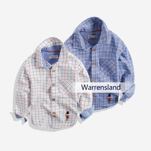 Chemise garçon à manche longue - Ref 2082603