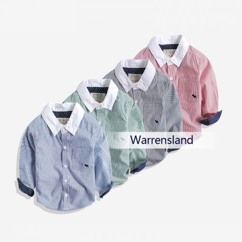 Chemise garçon à manche longue - Ref 2082611