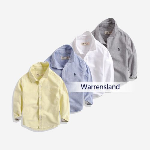 Chemise garçon à manche longue - Ref 2082615