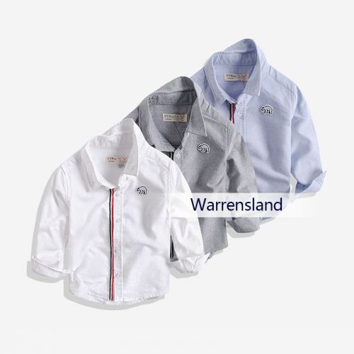 Chemise garçon à manche longue - Ref 2082625