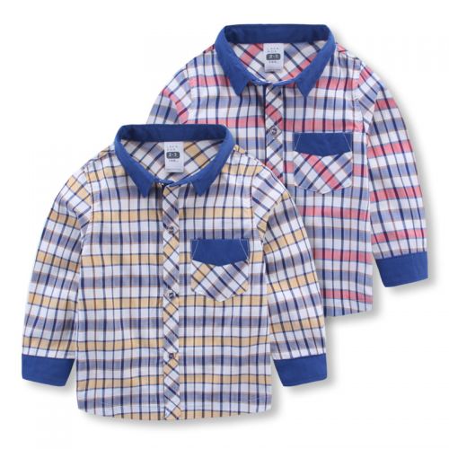 Chemise garçon à manche longue en Toile de coton - Ref 2082752