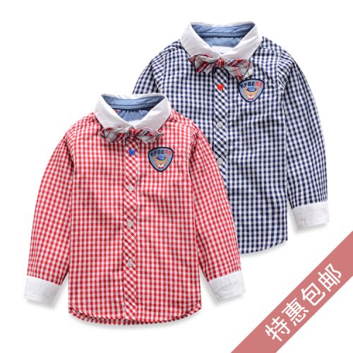 Chemise garçon à manche longue - Ref 2082769