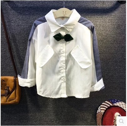 Chemise garçon à manche longue en Toile de coton - Ref 2082782