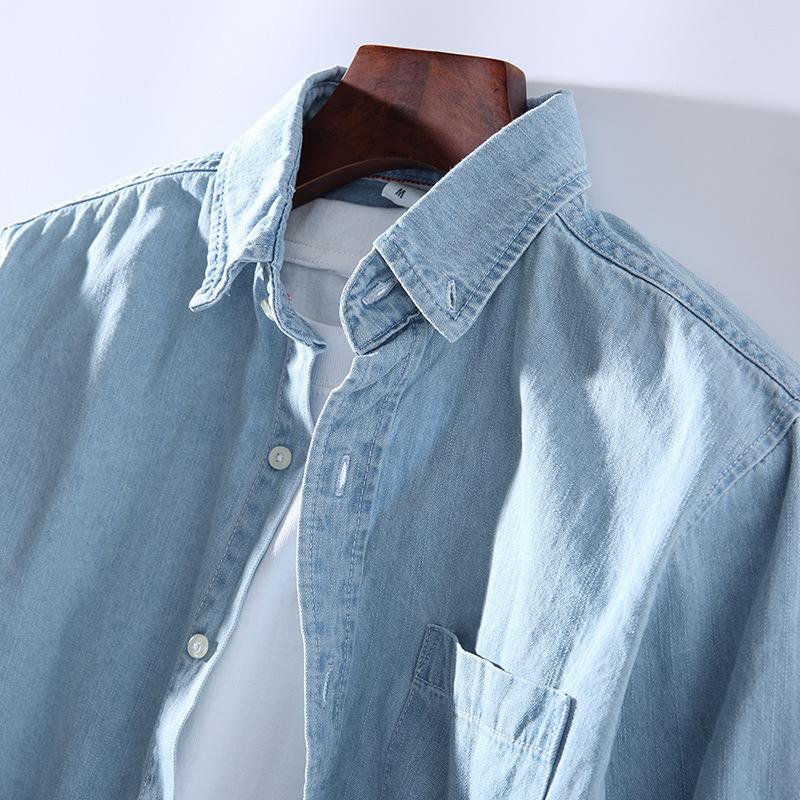 Chemise homme en coton - Ref 3443185