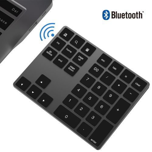 Clavier numérique Bluetooth en alliage d'aluminium - Ref 3426758