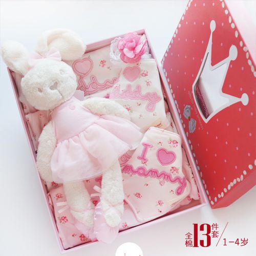 Coffret cadeau pour bébé - Vêtements + Chaussures accessoires MODOMOMA Ref 1950243