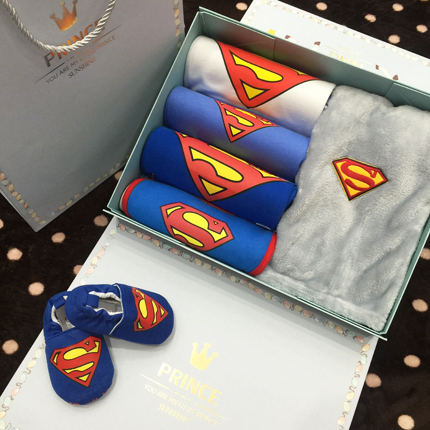 Coffret cadeau pour bébé - Vêtements + Chaussures accessoires Y1009 coton coloré Ref 1951359