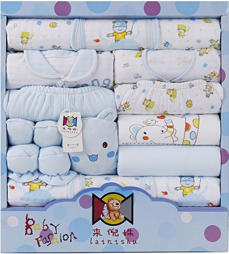 Coffret cadeau pour bébé - Vêtements + Fournitures Bébé Ref 1951713