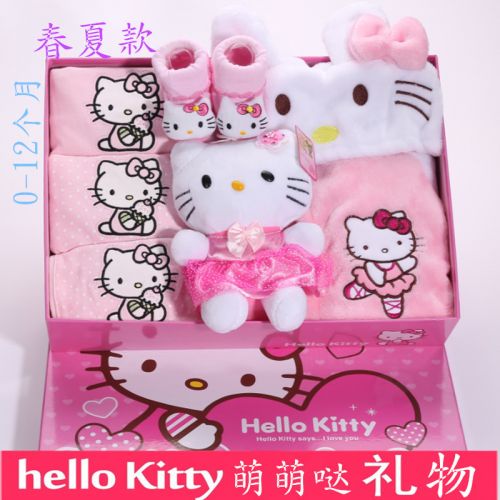 Coffret cadeau pour bébé - Vêtements + Fournitures HELLO KITTY hellokitty Ref 1952773
