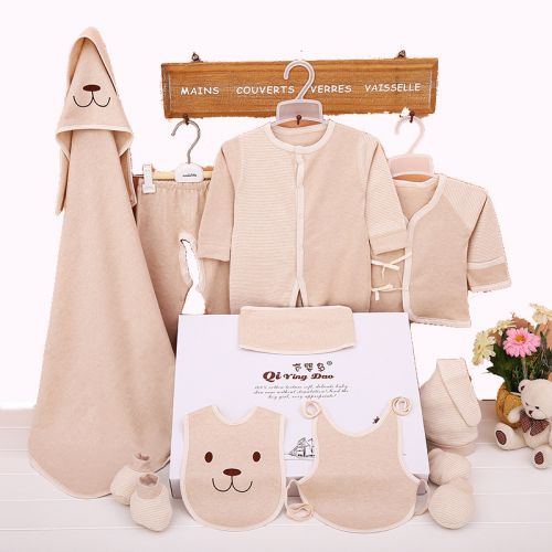 Coffret cadeau pour bébé - Vêtements + Chaussures Accessoires coton en biologique Ref 1952887