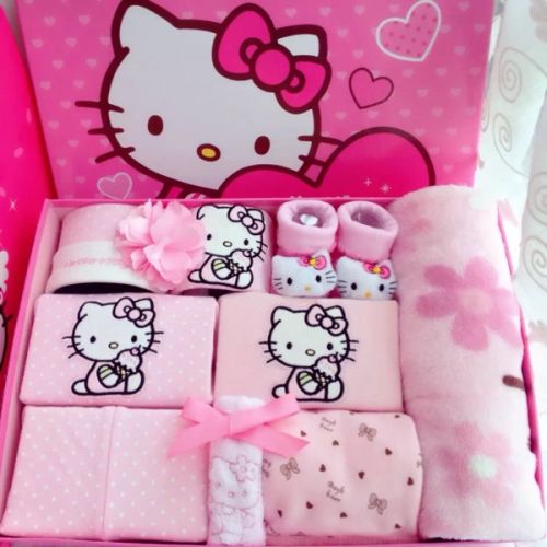 Coffret cadeau pour bébé HELLO KITTY - Ref 1953064