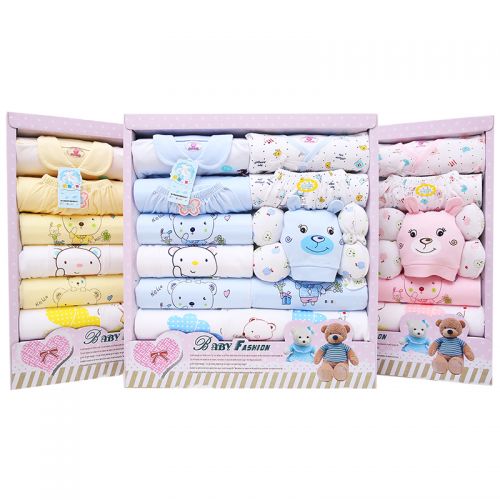 Coffret cadeau pour bébé - Vêtements + Fournitures Ref 1953114