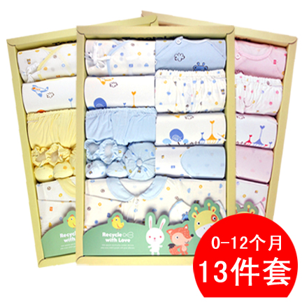 Coffret cadeau pour bébé - Vêtements + Fournitures Ref 1953859