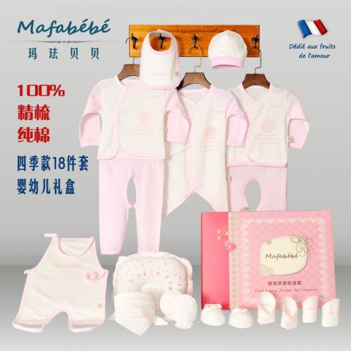 Coffret cadeau pour bébé - Vêtements + Fournitures MAFABEBE Ref 1953871