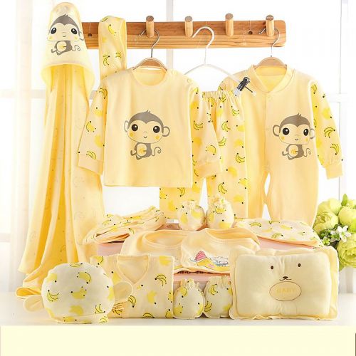 Coffret cadeau pour bébé - Vêtements + Fournitures Petit singe Ref 1954431