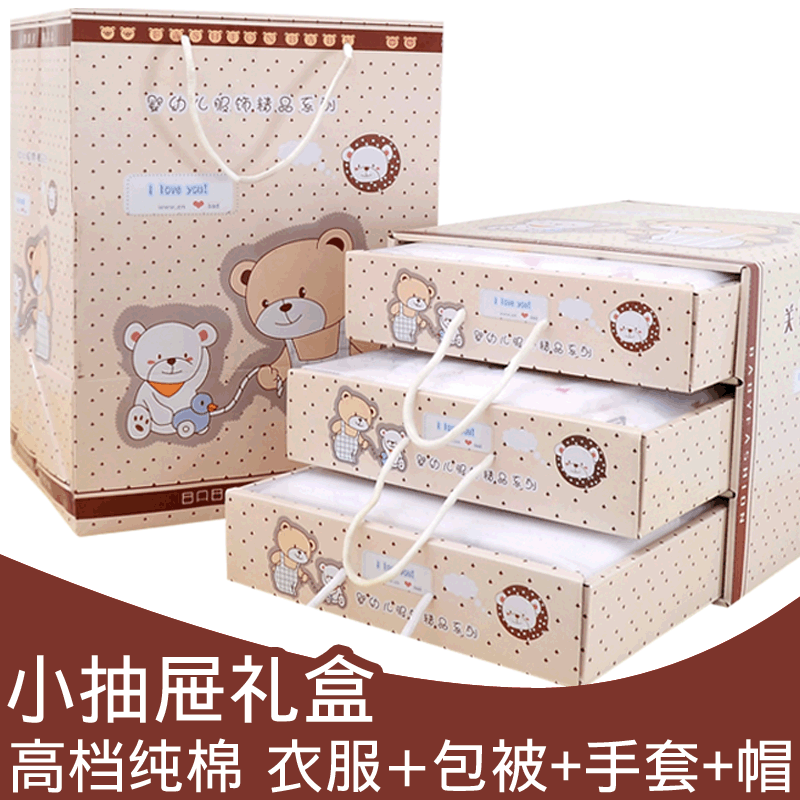 Coffret cadeau pour bébé - Vêtements + Fournitures Ref 1954435