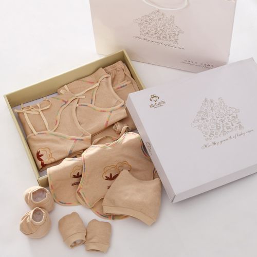 Coffret cadeau pour bébé - Vêtements + Fournitures Le coton biologique Ref 1954747