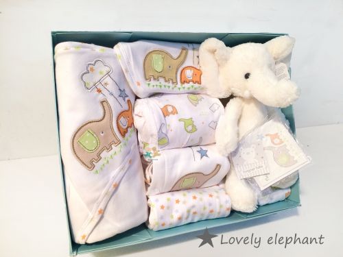 Coffret cadeau pour bébé - Vêtements + Fournitures Ref 1955382