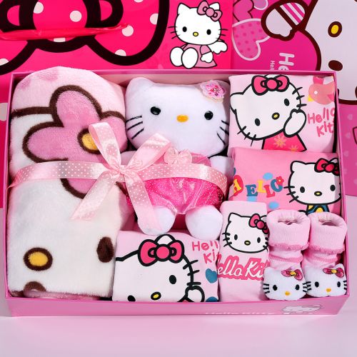 Coffret cadeau pour bébé - Vêtements + Fournitures hellokitty Ref 1955785