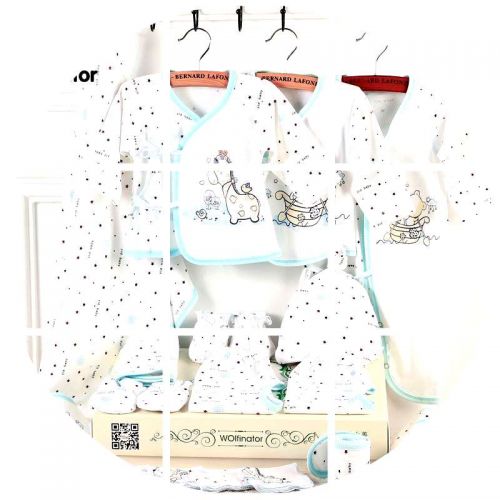 Coffret cadeau pour bébé - Vêtements + Chaussures accessoires Jql871601-A Ref 1956563