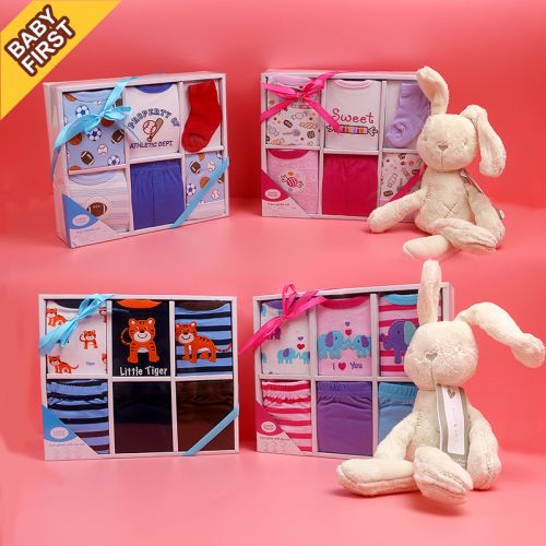 Coffret cadeau pour bébé - Vêtements + Fournitures Ref 1957041