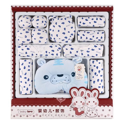 Coffret cadeau pour bébé - Vêtements + Fournitures 2018-0 en coton Ref 1957786